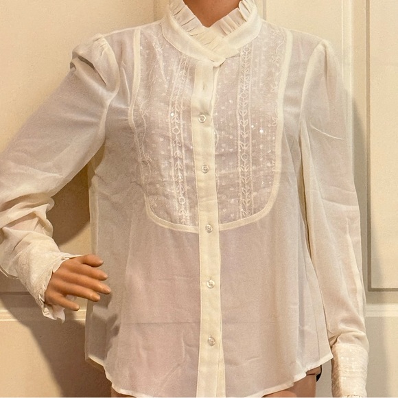 New Gracia Embroidered Blouse - Picture 4 of 5